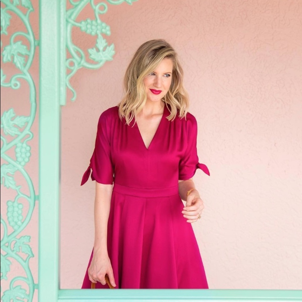 Beautiful Satin Dress by Gal Meets Glam